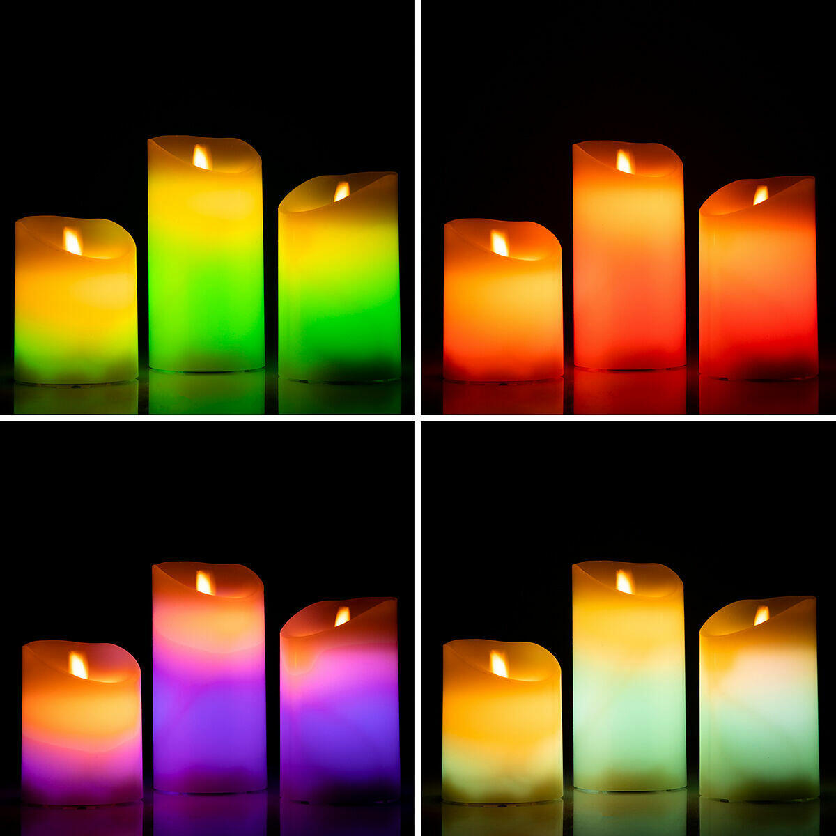 Velas LED Multicolor