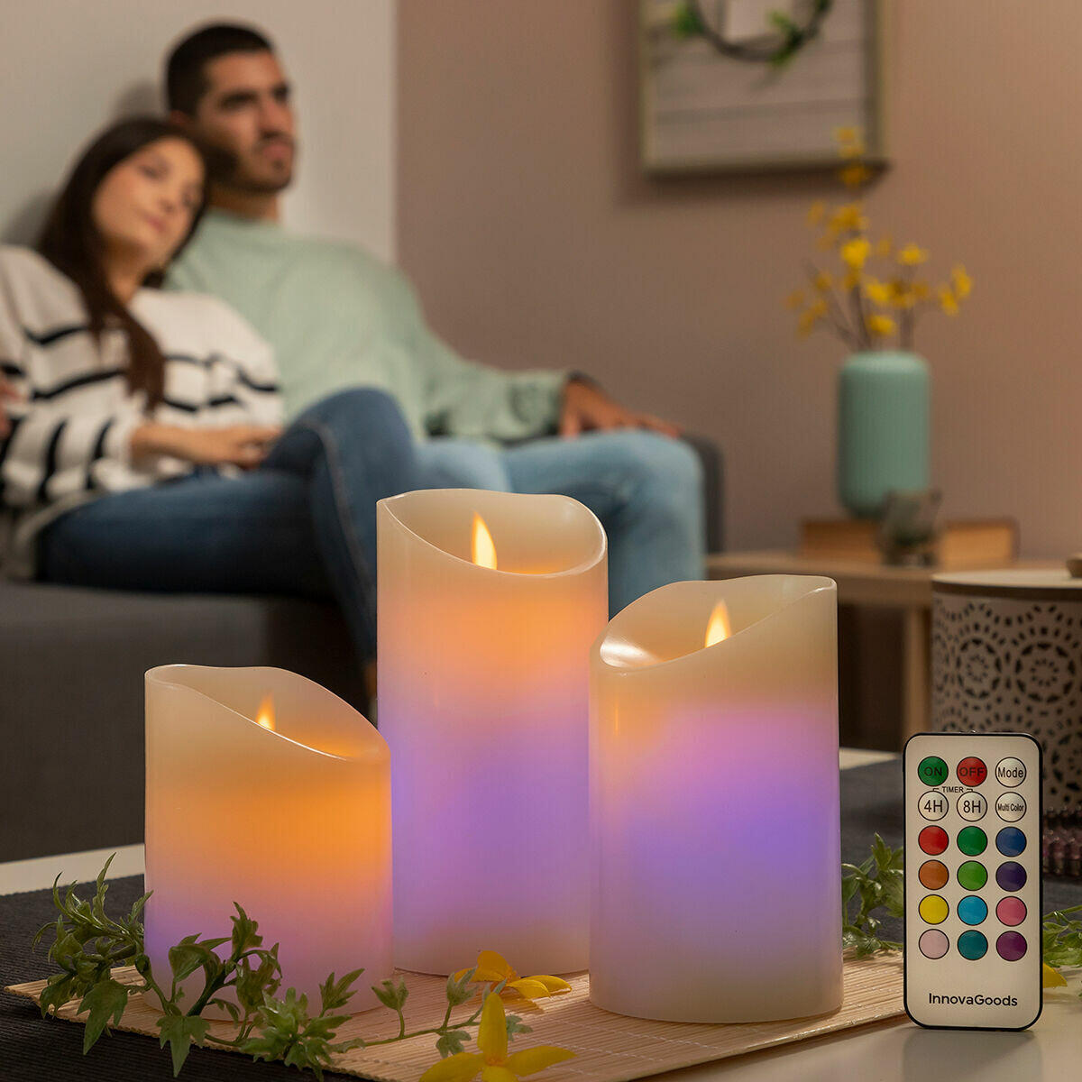 Velas LED Multicolor