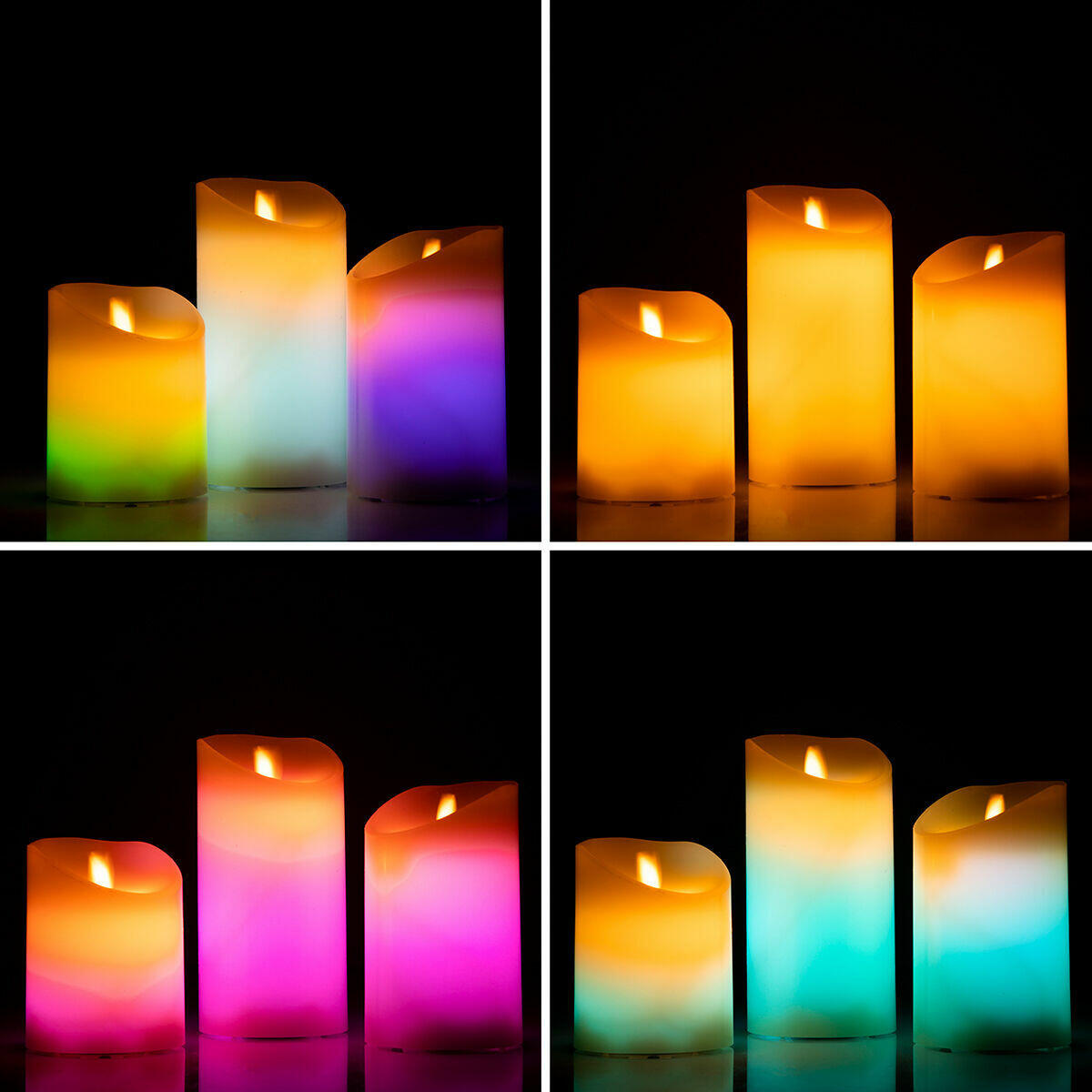 Velas LED Multicolor